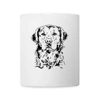 GOLDEN RETRIEVER dog dogs wilsigns dog portrait - Mug - white - Front