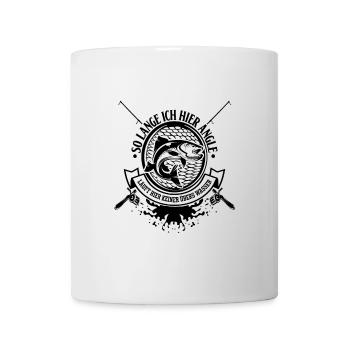 Lustige Angler Sprüche Übers Wasser gehen - Tasse - Weiß - Vorne
