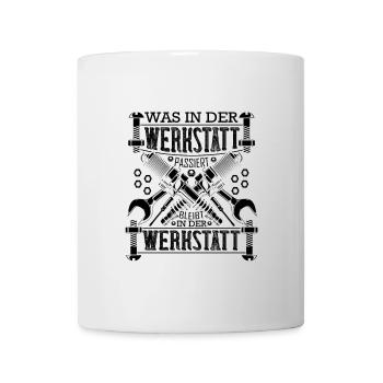 Mechaniker was in der Werkstatt passiert - Tasse - Weiß - Vorne