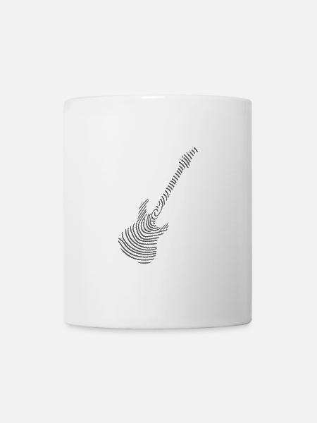ADN guitare électrique - Mug blanc - blanc