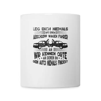 Abschleppdienst Geschenkideen - Tasse - Weiß - Vorne