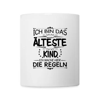 The oldest child I make the rules here - Mug - white - Front