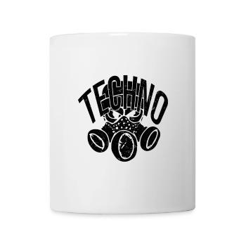 Techno Mask Gas Mask - Mug - white - Front