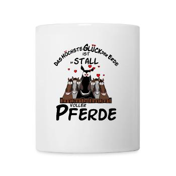 Pferdespruch - Tasse - Weiß - Vorne