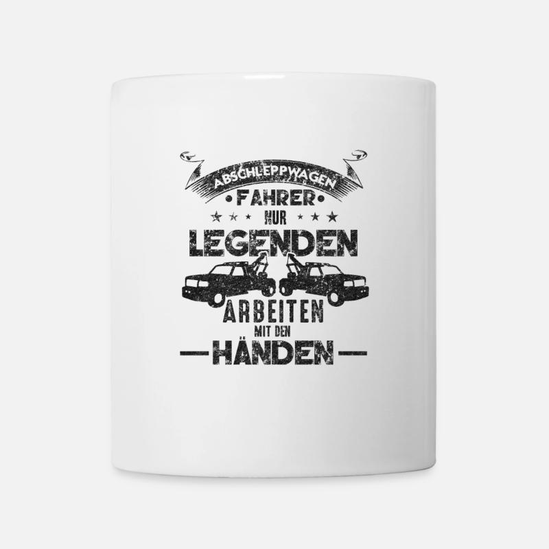 Abschleppdienst nur Legenden arbeiten mit den - Tasse - Weiß