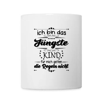 Familie Kinder das jüngste Kind - Tasse - Weiß - Vorne