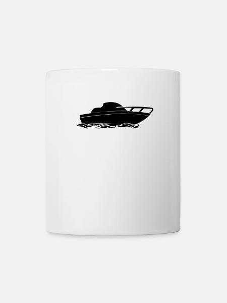 Motorboot Design für Motorbootfahrer - Tasse - Weiß