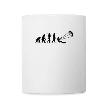 Evolution of Kitesurfen - Tasse - Weiß - Vorne
