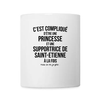 SUPPORTRICE ST ETIENNE - Mug blanc - blanc - Devant