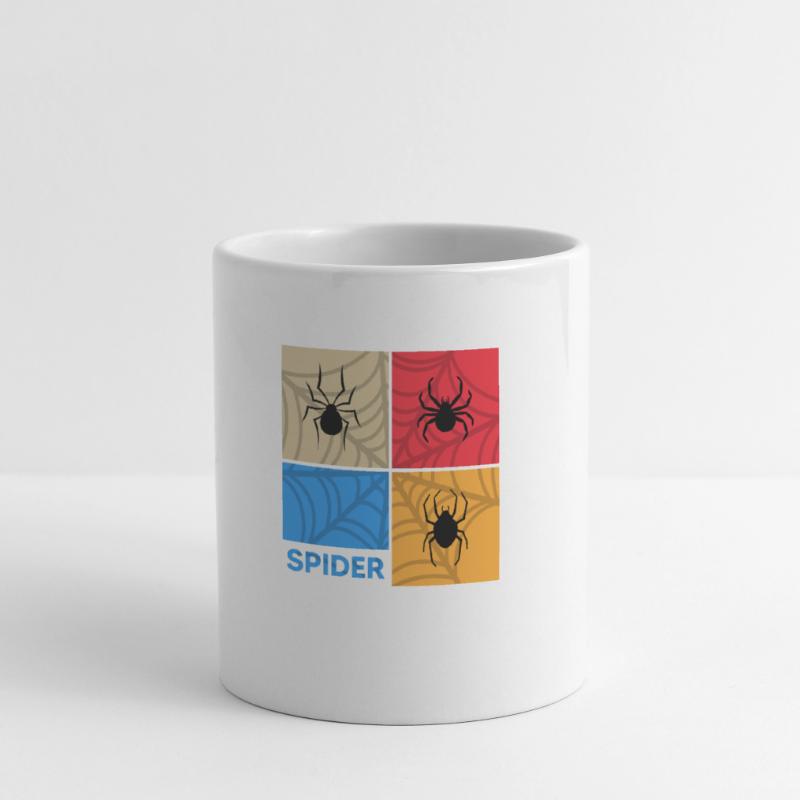 spider retro spider web networker arachnoidea Mug
