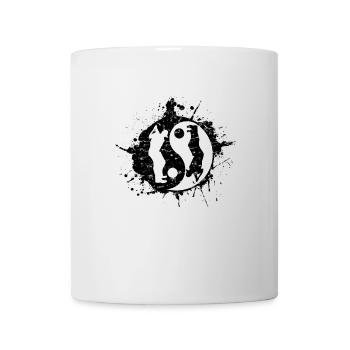 Golf Golfer Golfing Yin Yan Japanisches Symbol - Tasse - Weiß - Vorne