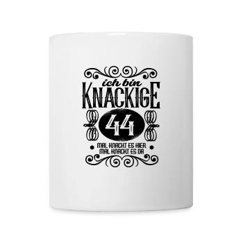 44. Geburtstag ich bin 44 Jahre alt - Tasse - Weiß - Vorne