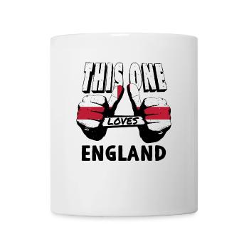 England Flagge Vintage Englische Fahne Used Look - Tasse - Weiß - Vorne