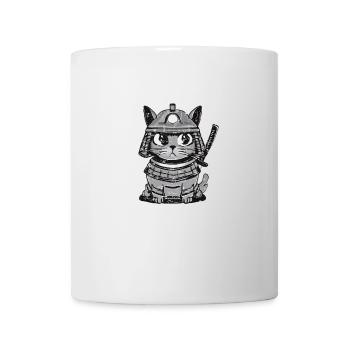 Cat Cat Samurai Japan Katana Sword - Mug - white - Front