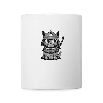 Cat Cat Samurai Japan Katana Sword - Mug - white - Front