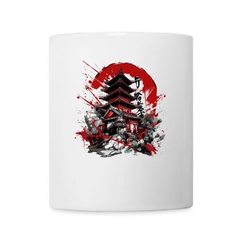 Japan Japanischer Tempel Nihon - Tasse - Weiß - Vorne