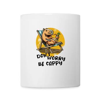 Don't worry be Cappy - Capybara - Urlaub - Tasse - Weiß - Vorne