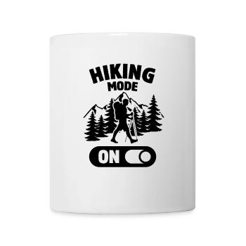 Mode randonnée activé - Randonnée Montagnes Nature Cadeau - Mug blanc - blanc - Devant