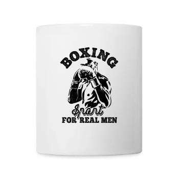 Boxe Sport For Real Men, arts martiaux - Mug blanc - blanc - Devant