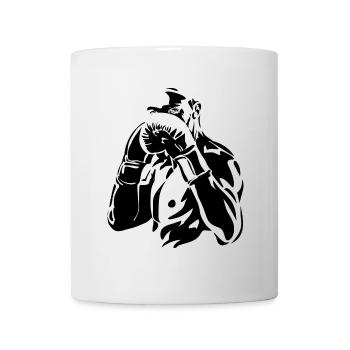 Boxe, arts martiaux, entraînement de boxe - Mug blanc - blanc - Devant