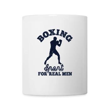 Boxe Sport For Real Men, arts martiaux - Mug blanc - blanc - Devant