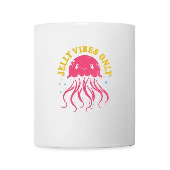Jelly Vibes only - Méduses avec tentacules - Mug blanc - blanc - Devant