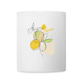 Lemon Lemon Juice - Expressionist - Art - Mug - white - Front