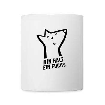 Bin halt ein Fuchs - schlau, cool & clever - Tasse - Weiß - Vorne