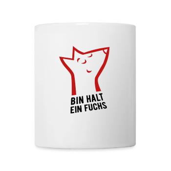 Bin halt ein Fuchs - schlau, cool & clever - Tasse - Weiß - Vorne