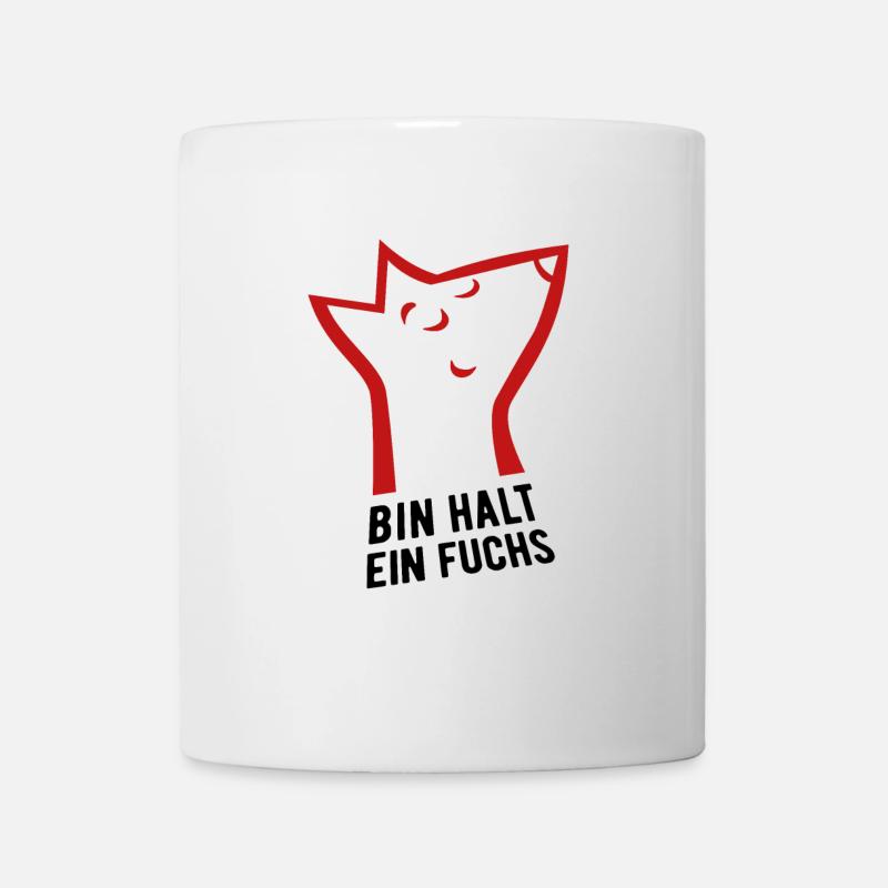 Bin halt ein Fuchs - schlau, cool & clever - Tasse - Weiß