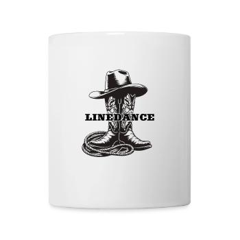 Linedance Linedancing Country Fan - Free Gift - Mug - white - Front