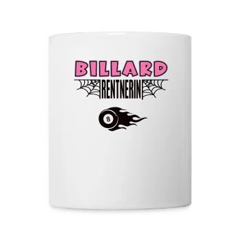 Billard Rentnerin Billardspielerin Rente Ruhestand - Tasse - Weiß - Vorne