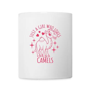 Just a girl who loves camels - Cartoon - Mug - white - Front