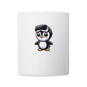 Süßer Pinguin VR Gamer Comic Gaming - Tasse - Weiß - Vorne