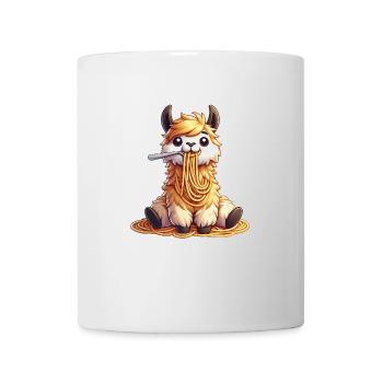 Clumsy Llama Spaghetti Noodles Italian - Mug - white - Front
