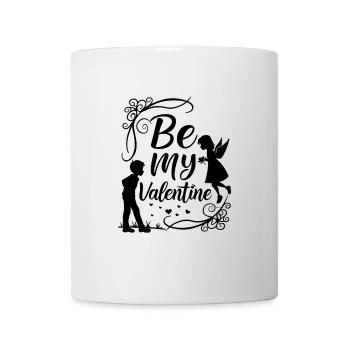 Be my Valentine - Liebe - Geschenk - Tasse - Weiß - Vorne