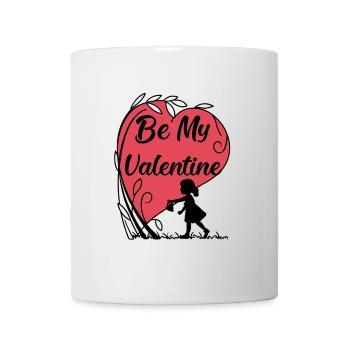 Be my Valentine - Amour - Cadeau - Mug blanc - blanc - Devant