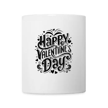 Happy Valentine's Day - Liebe - Geschenk - Tasse - Weiß - Vorne