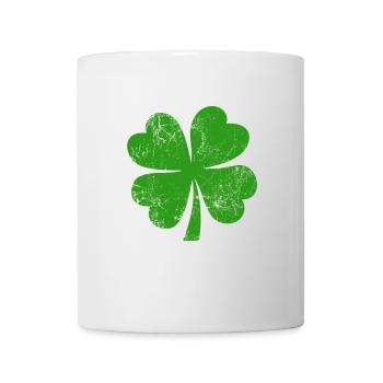 Trèfle - Saint-Patrick - Irlande - Mug blanc - blanc - Devant