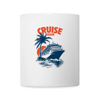 Escouade de croisière, Croisière, Bateau de croisière, Navire - Mug blanc - blanc - Devant