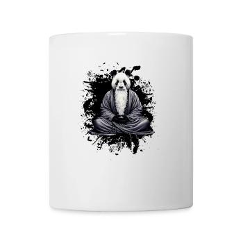 Panda Buddha Meditation Zen Cool Motif - Mug - white - Front