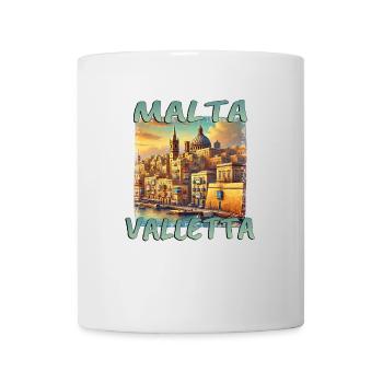 Malte La Valette Vacances Mer Méditerranée - Mug blanc - blanc - Devant