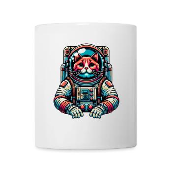 Petit chat mignon comme astronaute astronaute - Mug blanc - blanc - Devant