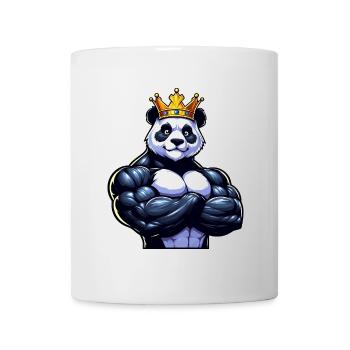 Entraînement physique Muscle Panda King - Mug blanc - blanc - Devant