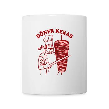 Döner Kebab - Fast Food - Spruch - Tasse - Weiß - Vorne