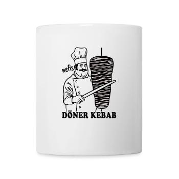 Döner Kebab - Fast Food - Spruch - Tasse - Weiß - Vorne
