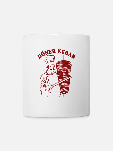 Döner Kebab - Fast Food - Spruch - Tasse - Weiß
