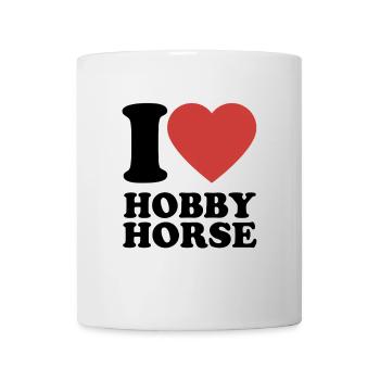 J’aime hobby cheval - Coeur - Hobby - Mug blanc - blanc - Devant