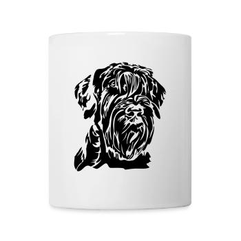 RIESENSCHNAUZER - Chiens Schnauzer géants Wilsigns - Mug blanc - blanc - Devant