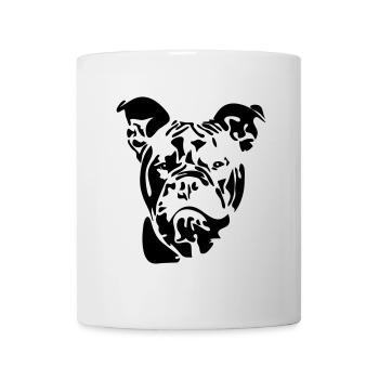 Old English Bulldog OEB Hunde Hund Wilsigns - Tasse - Weiß - Vorne
